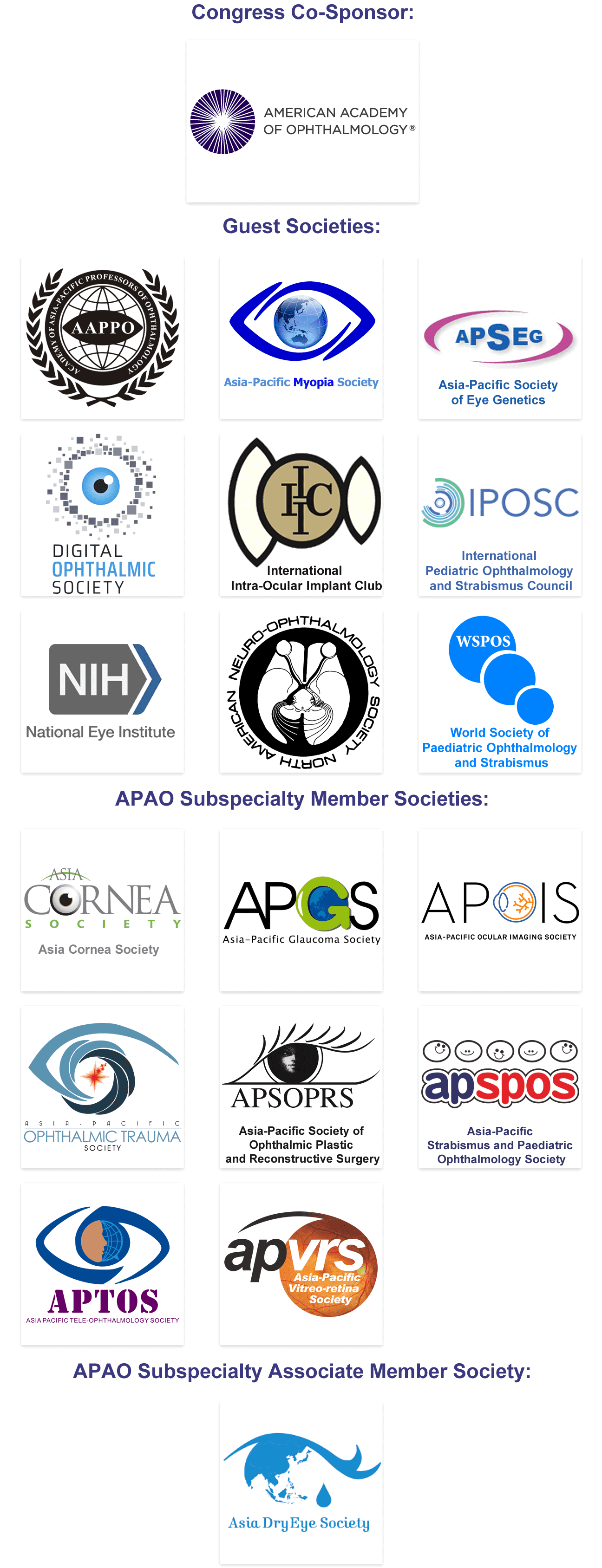 Supporting Organizations APAO® 2023